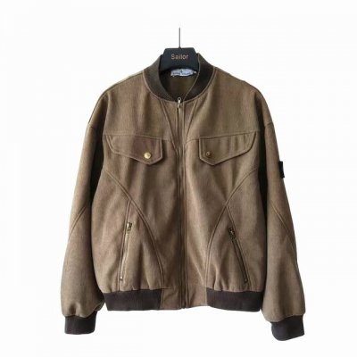 实拍细节图+尺码表 Stone Island 石头岛 灯灯芯绒夹克外套 石头岛春季新品推荐 Cleanfit短宽廓形剪裁 修饰身形 解构 打褶 拼接多元素融合