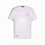 Chrome Hearts 克罗心 25Ss 马蹄激光烧花贴布粉绣短袖T恤 最高版本原身布激光烧花贴布绣字母精致刺绣 辅料:开模原版过鉴定领标-100%真丝洗水