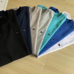 细节图160 纯棉短袖Tommy Hilfiger 汤米七色经典简单清爽夏纯棉男女同款打底圆领短袖T恤 上衣 高品质首选！全棉双纱平纹面料 柔软舒适 基础百搭！