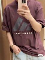 g2324# 顶级版本 力推！ Adidas 阿迪达斯 Basketball 四色硅胶Logo大版型 情侣款短袖T恤 Oversize大版型，220斤230斤轻