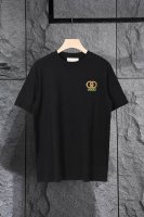顶级版本 古驰 Gucci 2025Ss春夏季新款双G字母Logo刺绣 短袖T恤男女同款！ 简约时尚精致，色彩搭配舒适， 定织定染纯棉洗水面料260克重左右，亲