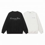 上新 高品质 Dior 迪奥 秋冬新款字母圆领卫衣 原版面料420克双股纯棉毛线卫衣面料，网红明星同款 ，高版本 高品质纯棉毛圈面料定制定染上身效果特别好！透气