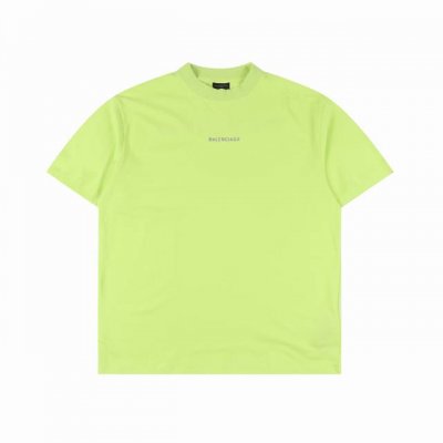 balenciaga 巴黎世家 字母前后刺绣短袖 独家定织定染布料 质感柔软舒适 前后幅巴黎英文字母Logo刺绣 刺绣饱满 Os落肩宽松版型 春夏最新砖柜同步