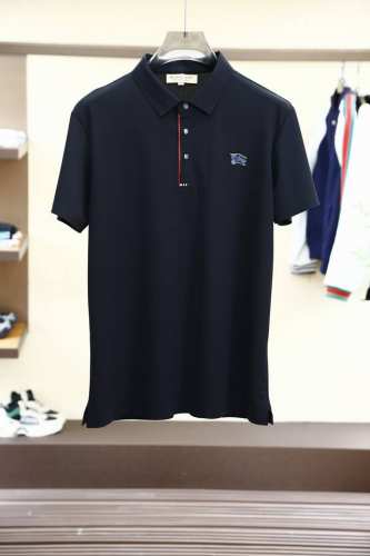 Bbr巴宝莉 重磅推荐 春夏新品 专柜在售 时尚高端男装polo-胸前Logo个性时尚 进口顶极高密度弹力冰丝-极为亲肤舒适 摸上去非常的细腻 质感很好 凉爽透
