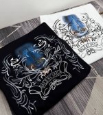 爆款推荐 Balenciaga巴黎世家2025新款绣花手绘短袖T恤 原版面料高版本高品质 网红明星同款 定制32支精梳棉260克重 字母LOGO绣花+印花+手绘