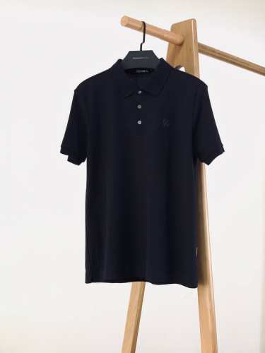 ermenegildo Zegna 杰尼亚 2025Ss春夏新品 休闲翻领短袖，宜商务 宜休闲！客供优质网眼珠地面料打造，客供五金辅料装饰，胸前浮雕标识，独特裁