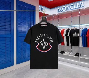 升级版本 手机智能感应~Nfc芯片袖章~直达官网防伪 Moncler~蒙口 2025新款高品质圆领短袖T恤 袖口车有进口绣花标 定制定染,手感非常舒服 超级百搭