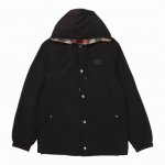 Bbr 巴宝莉 大格子双面穿连帽夹克外套 Size：M-3Xl