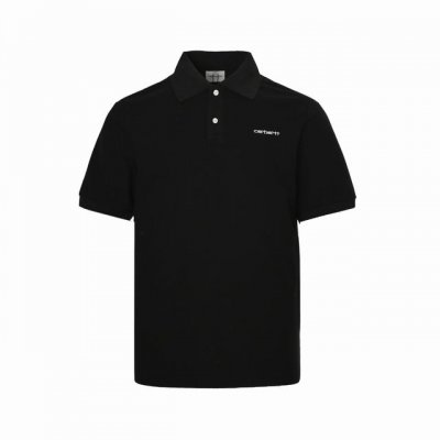 Carhartt 卡哈特 经典刺绣小标polo短袖 采用260克 珠地空气层 比普通针织布更透气、干爽及更耐洗。经典无需多言，看似简单的polo衫其实是最百搭