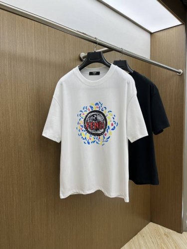新品 Fd Ss春夏独家专供新款原单男士休闲短袖 高端定制 高端版本 时尚百搭爆款进口纯棉面料 手感超柔软细腻 穿着亲肤舒适 高端精品 代工厂P精细做工 上身非