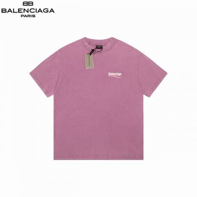 Balenciaga 巴黎世家可乐印花Logo短袖 面料采用进口机器织造而成，布面纹路的独特性创造出完美的成衣效果 面料采用净布260克重 搭配320克1*1罗