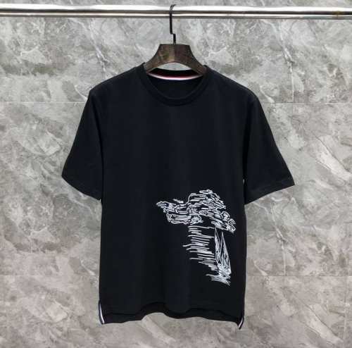 海景帆船开衩纯棉短袖 编号Tt 码数：0-5 颜色：白、灰、藏青、黑