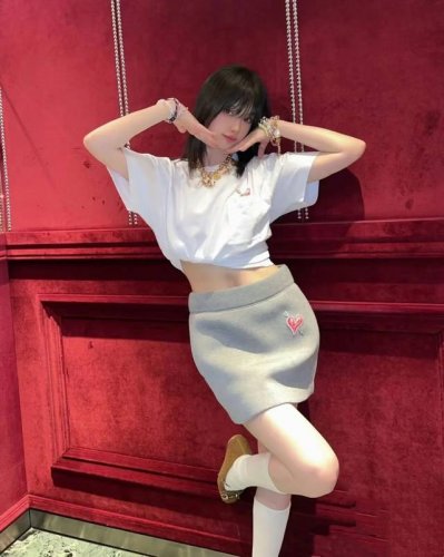 gg家！专柜款！太美了！口袋爱心字母Logo图案印花圆领短袖T恤！一箭射入那满腔的爱意！现货发！ M码胸围94衣长60