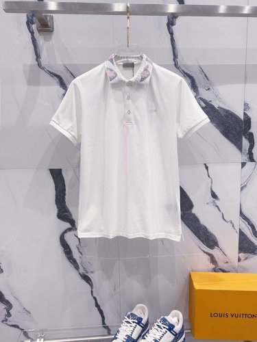 Dior 迪奥 翻领polo衫 领口花瓣字母刺绣Logo小标设计 官方同步 商务首选 时尚个性 百搭潮流 纯原品质 原版面料 吊牌 领标 水洗麦 三标齐全 颜色