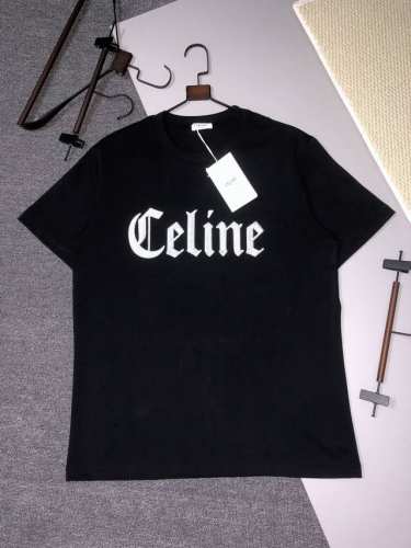 Celine 25S夏款 颜色 黑色 白色 尺码 S M L Xl 前刺绣 280G精梳紧密棉 高品质 男女同款