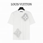 louis Vuitton 路易威登 25Ss 铅笔手绘大Logo老花刺绣短袖T恤 25年最新科德宝刺绣工艺 整衣档次十足 贵气不失格调 原版面料 官方同款 定
