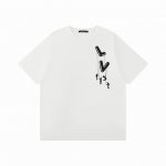 110【顶级版本.官网品质】 louis Vuitton*路易威登 lv 经典伞兵人物印花短袖T恤 采用原板独家定制260克32支双莎纯棉面料 质感非常柔软舒服