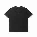 Chrome Hearts 克罗心胸前压花字母十字架烫钻满天星重工短袖T恤 280克纯棉双砂面料 所有面料均已提前做过缩水 品质第一 所见即所得 不会洗一次版型