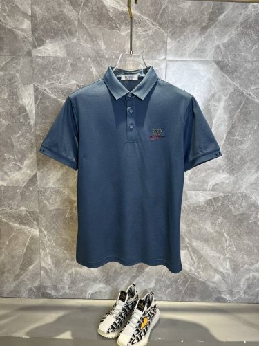 valentino华伦天奴 2025春夏新款男士翻领短袖商务休闲Polo衫，高定系列，定制面料，精细高端小刺绣，绣花精致上档次，上身舒适透气亲肤感极佳，满足春夏