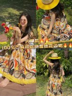 连衣裙 重工刺绣镂空花边100%苎麻连衣裙 波西米亚风时尚爆款亚麻长裙 无袖设计释放夏日清爽 尽显随性气质 日常通勤 度假旅行 它都能让你轻松拿捏氛围感 释放独