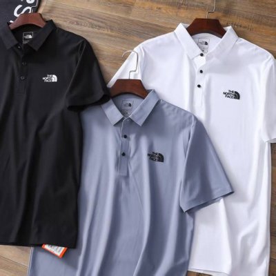 北面冰丝无痕舒适抗菌polo 采用导热的十字编织冰丝凉感面料， 面料与肌肤形成汽热循环多孔纤维， 可快速散热透气、不闷汗 出汗不黏身 柔软细腻适应多种天气。不变