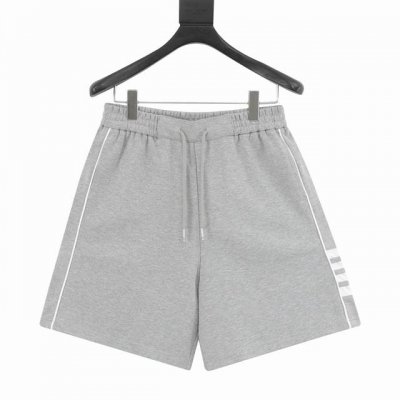 Thom Browne 汤姆布朗 侧边四杠色织短裤 定制32Jc初棉毛圈，特殊色多次调整定染，多年操作Tb的辅料基本完全一致了，口袋布红白蓝色织牛津纺材质，市面