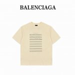 200 Balenciga 巴黎世家 新款 音符前后印花T恤 标准的印花磨破技术，纯棉柔软面料，对色定染面料，采用进口印花工艺，潮流感十足，定染纯棉面料，Os版