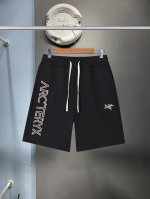 顶级版本 始祖鸟 Arc Teryx 2025夏季新款 徽标刺绣 短裤休闲裤直筒男士五分裤 *采用420克高克重毛圈卫衣面料 厚实挺阔 *腰部设计松紧带与抽绳