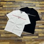 新款上新 最新款2025夏季 Tommy Hilfiger汤米男T恤夏新款短袖双纱高货半袖打底衫体恤男装印花胸口大Logo袖口刺绣小Logo短袖T恤！逼格满满！