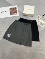 高品质Dio*25年夏季新款收腰显瘦百搭时尚半裙 Miss Dior设计 高级定制系列 灰色黑色Sml