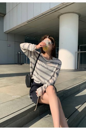 the Row 亚麻条纹上衣慵懒感十足透气亲肤亚麻透气亲肤松弛穿搭必入！Sml