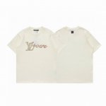 顶级复刻版本 Louis Vuitton 路易威登新手工珠刺绣圆领短袖T恤 面料: 280克重磅纯棉，随意对比 全套新款路易威登辅料 男女同款均可驾驭 区别市面