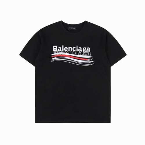 Balenciaga 巴黎世家 Blcg 25Ss 波浪纹可乐印花短袖T恤 Size：S-Xl