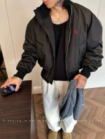 210 Ralph Lauren 拉夫劳伦Vintage短款加厚款棉服 此款为棉服夹克外套 区别市面看图打版 面料为高密夫砂洗纯棉面料 手感细腻顺滑 厚实 内里