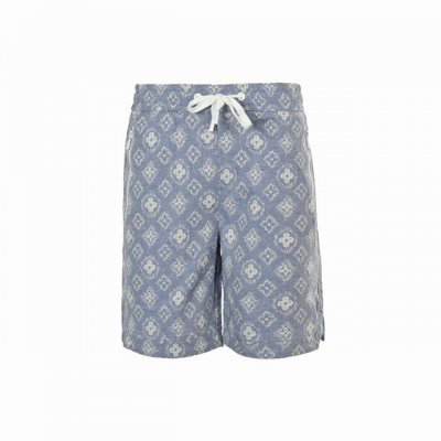 louis Vuitton 路易威登 满印老花拉链短裤 原版购入，第一时间打版。面料为定制密纺科技面料轻薄面，上身丝滑透气。红外线定位裁剪，工装裤型设计，上身无