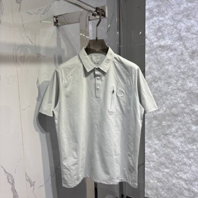 arc春夏新款翻领短袖 颜色：黑色，灰色 码数：M~3Xl