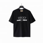 实拍细节图+尺码表 Gucci 古驰 24Ss春夏新款 经典横杆腰带Logo印花短袖T恤 26支双纱面料克重240克纯棉重磅营造的 纺织密度高 垂感佳 不易变形