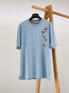 p210 hermèS 爱马仕 2025Ss春夏新品 男士高级休闲短Tee，标志性设计衔元素，亮眼时髦，品质感档次感都足够出色。不需要过多Logo，懂的人自然明