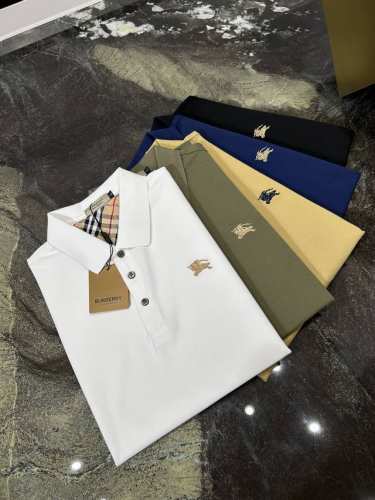 bur25S春夏新款商务休闲翻领短袖Polo，码数M-4Xl