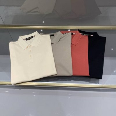 套 四色高端品质休闲翻领短袖短裤套装