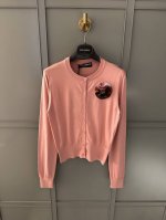 现货 24春夏新品真丝沙线面料开衫！康赛妮大工厂P高端真丝沙线！定染颜色都要一个月！手工花朵印花！36-38-40-42