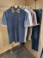 Bur*Erry 巴*莉 2025春夏新款男士短袖Polo衫，品牌最新设计元素！既不单调也不复杂,恰到好处的展现品味！客供顶级定制珠地棉面料！舒适吸汗透气根本不