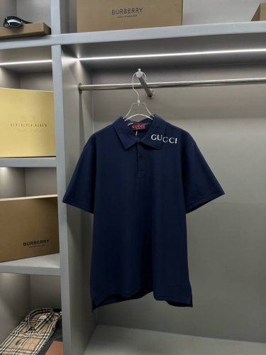 Gucci 古驰 对位印花新款polo衫 原版面料 官方同款 采用210克纯棉珠地面料 定制 同缸染面料 手感非常舒服爽滑 版型挺阔有型 一线品牌代工厂p出品