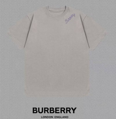 p100 Bur巴宝莉 25Ss 大师亲手设计潮牌新品印花圆领短袖T恤 秋冬最新砖柜同步 Os落肩版型 300克重全棉 时尚又个性 超级百搭好看的一款 男女都非