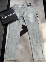 oc-582 prada普拉达Ss春夏新款加柔牛仔裤 只做精品 看面料 看做工 看细节 原厂原布原洗水！进口原版水洗弹力面料进口原版水洗弹力水洗面料，弱饱和度的
