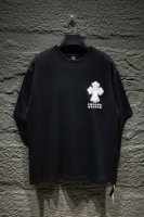 高版本Chrome Hearts克罗心 喷墨印花刺绣梵文十字短袖！前后重工刺绣，面料使用32支 克全棉双纱面料 区别市面低克重普通货 ，纹路清晰可见，质感柔软细