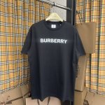 顶级最高版本 Burberry 巴宝莉 Bbr 经典胸口发泡Logo图案圆领短袖T恤半袖 男女同款 情侣款 宽松版型 最高版本 原版面料 高版本 高品质 所有细