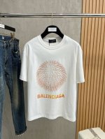 Ss巴黎家纯棉最新面料 最高版本 胸前字母Bal直喷工艺经典标识图案Logo时尚简约潮流短袖，最顶级的品质专柜原单短袖，顶级制作工艺进口面料，专柜款独特设计，采