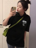 Stussy X Nike斯图西联名耐克polo衫短袖T恤 甄选高品质网眼速干面料 舒适透气 不闷不热 手感软糯细腻 上身充满质感 非常轻便舒适 运动宽松版型不