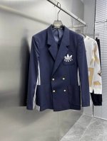 古奇 Gucci 2025Ss春秋新款 西装 西服 高端版本 专柜定制面料 透气舒适度高 细节无可挑剔 品牌元素设计理念 体现高品质 手感细腻柔软 呈现休闲裁剪